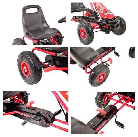 NAJNOWSZY GOKART NA PEDAŁY OFF ROAD, POMPOWANE KOŁA, HAMULCE/G205 NAJNOWSZY GOKART NA PEDAŁY OFF ROAD, POMPOWANE KOŁA, HAMULCE/G205