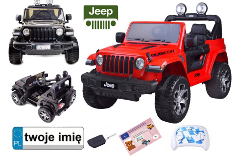 Autko na akumulator Jeep Wrangler Rubicon PA0223