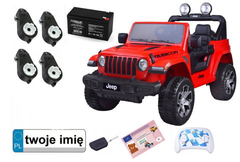 JEEP WRANGLER RUBICON MIĘKKIE KOŁA, MIĘKKIE SIEDZENIE, 4x4, PEŁNA OPCJA/DK-JWR555