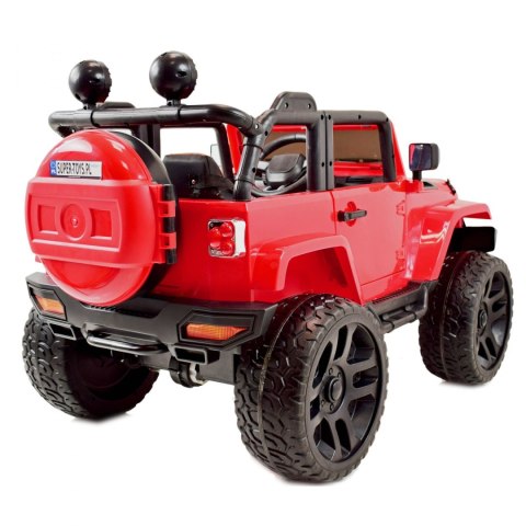 MEGA JEEP 4X4, MIĘKKIE KOŁA, MIĘKKIE SIEDZENIE, FUNKCJA BUJANIA SUPER HIT/LT828