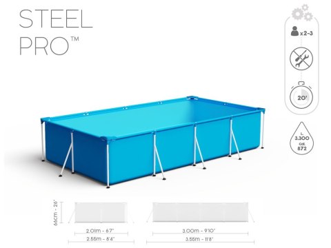 Bestway Basen STELAŻOWY 300x201x66cm 8w1 56411 Bestway Basen STELAŻOWY 300x201x66cm 8w1 56411