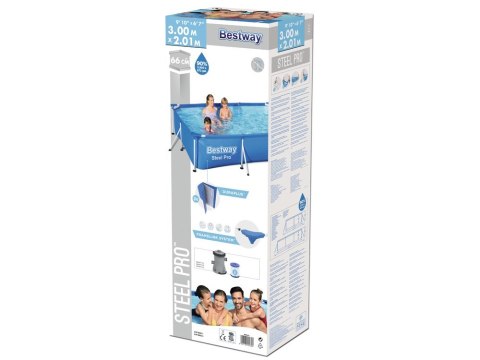 Bestway Basen STELAŻOWY 300x201x66cm 8w1 56411 Bestway Basen STELAŻOWY 300x201x66cm 8w1 56411