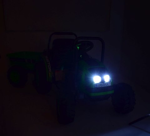 MEGA TRAKTOR Z PRZYCZEPĄ. MIĘKKIE SIEDZENIE, PILOT, RADIO FM/HL388