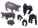 Zestaw zwierząt SAFARI hipopotam goryl ZA2987
