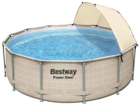 Bestway basen stelażowy 396x107cm daszek 5614V