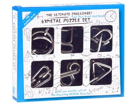 Metalowe puzzle łamigłówka zagadka logiczna GR0438 Metalowe puzzle łamigłówka zagadka logiczna GR0438