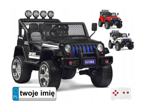 MEGA JEEP DRIFFTER EXCLUSIVE DLA 2 DZIECI, WOLNY START/ LAKIER. MIĘKKIE SIEDZENIE HP-011 MEGA JEEP DRIFFTER EXCLUSIVE DLA 2 DZIECI, WOLNY START/ LAKIER. MIĘKKIE SIEDZENIE HP-011