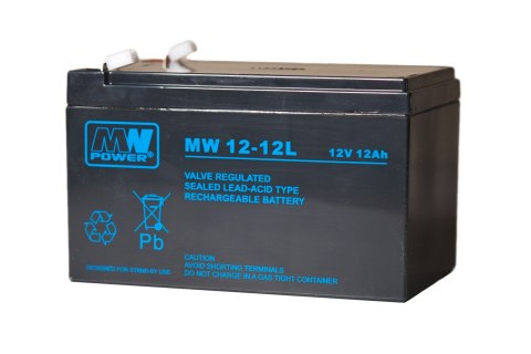 AKUMULATOR AGM -MW-12AH-12V, ŻYWOTNOŚĆ 6-9 LAT AKUMULATOR AGM -MW-12AH-12V, ŻYWOTNOŚĆ 6-9 LAT