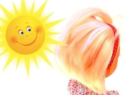 Lalka Sunshine zmieniająca kolor włosów UVA ZA1450