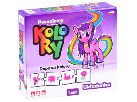 Gra Poznajemy KOLORY układanka edukacyjna GR0456 Gra Poznajemy KOLORY układanka edukacyjna GR0456