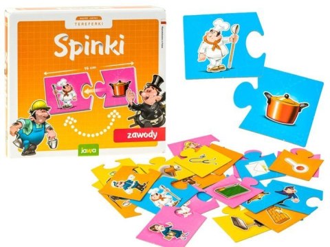 Gra edukacyjna SPINKI Zawody układanka GR0307 Gra edukacyjna SPINKI Zawody układanka GR0307