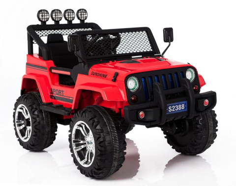 MEGA JEEP DRIFFTER EXCLUSIVE DLA 2 DZIECI, WOLNY START/ LAKIER. MIĘKKIE SIEDZENIE HP-011