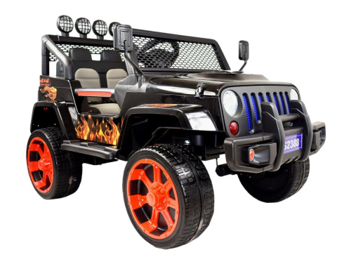 MEGA JEEP DRIFFTER EXCLUSIVE DLA 2 DZIECI, WOLNY START/ LAKIER. MIĘKKIE SIEDZENIE HP-011