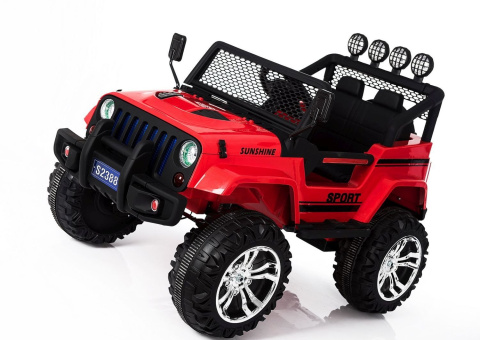 MEGA JEEP DRIFFTER EXCLUSIVE DLA 2 DZIECI, WOLNY START/ LAKIER. MIĘKKIE SIEDZENIE HP-011