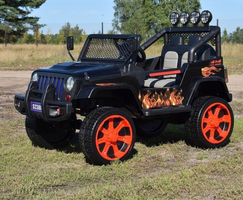 MEGA JEEP DRIFFTER EXCLUSIVE DLA 2 DZIECI, WOLNY START/ LAKIER. MIĘKKIE SIEDZENIE HP-011