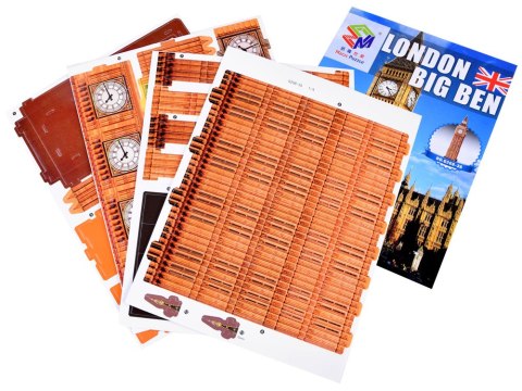 Puzzle 3D 30-elementów Londyn Big Ben ZA3802 Puzzle 3D 30-elementów Londyn Big Ben ZA3802