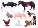 Zestaw malowane Zwierzęta Zagrodowe Farmer ZA2994