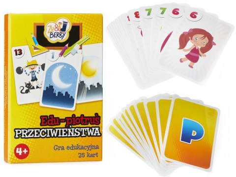 Karty Piotruś PRZECIWIEŃSTWA gra edukacyjna GR0526 Karty Piotruś PRZECIWIEŃSTWA gra edukacyjna GR0526