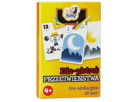 Karty Piotruś PRZECIWIEŃSTWA gra edukacyjna GR0526 Karty Piotruś PRZECIWIEŃSTWA gra edukacyjna GR0526