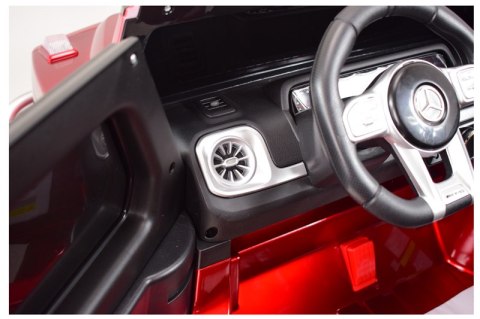 MERCEDES G63 AMG DLA 2 DZIECI, 24V, 4X4, MIĘKKIE KOŁA EVA, MIĘKKIE SIEDZENIE, LAKIER POLEROWANY FULL OPCJA/S-307