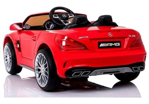 Pojazd na Akumulator Mercedes SL65 LCD Czerwony Pojazd na Akumulator Mercedes SL65 LCD Czerwony