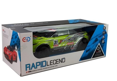 Auto Zdalnie Sterowane R/C Terenowe Zielone 1:10 Auto Zdalnie Sterowane R/C Terenowe Zielone 1:10