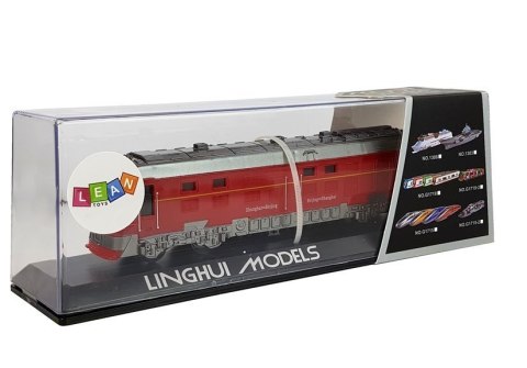 Pociąg Lokomotywa Pendolino z Napędem Światła i Dźwięk Czerwony Pociąg Lokomotywa Pendolino z Napędem Światła i Dźwięk Czerwony