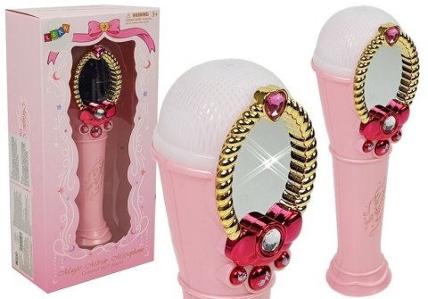 Magiczne Lustro Z Mikrofonem Różowy USB Światła Magiczne Lustro Z Mikrofonem Różowy USB Światła