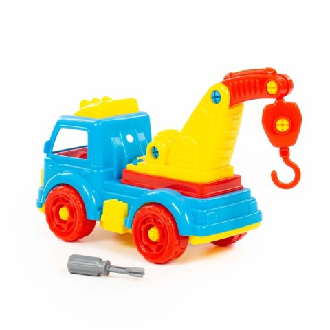 Dźwig Holownik Transport Klocki Do Rozkręcania DIY 38 Elementów 84828 Dźwig Holownik Transport Klocki Do Rozkręcania DIY 38 Elementów 84828