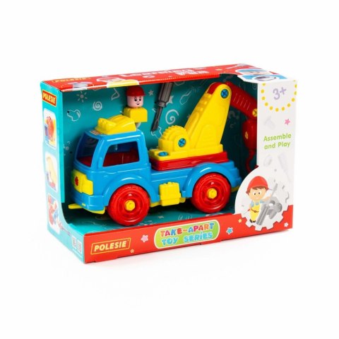 Dźwig Holownik Transport Klocki Do Rozkręcania DIY 38 Elementów 84828 Dźwig Holownik Transport Klocki Do Rozkręcania DIY 38 Elementów 84828