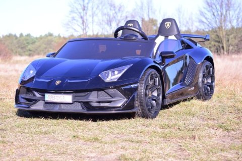 LICENCJONOWANY LAMBORGHINI AVENTADOR SVJ DLA 2 DZIECI FUNKCJA DRIFTU - LAKIER SUPER JAKOŚĆ, MIĘKKIE SIEDZENIE, MIĘKKIE KOŁA/SX20