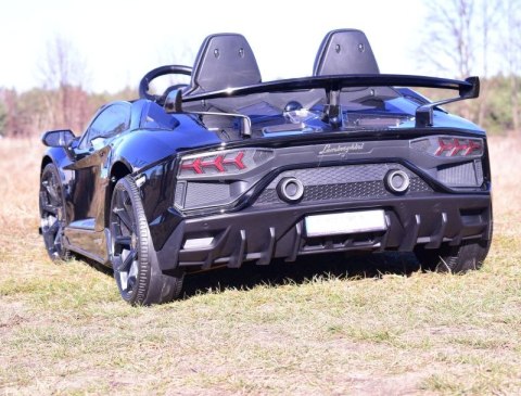 LICENCJONOWANY LAMBORGHINI AVENTADOR SVJ DLA 2 DZIECI FUNKCJA DRIFTU - LAKIER SUPER JAKOŚĆ, MIĘKKIE SIEDZENIE, MIĘKKIE KOŁA/SX20