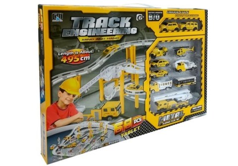 Tor Samochodowy Rail Racing Metalowe Autka 12km/h Tor Samochodowy Rail Racing Metalowe Autka 12km/h