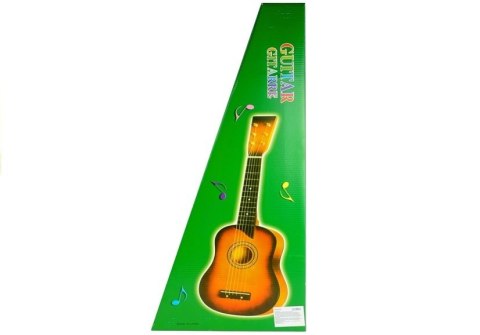 Gitara Drewniana Klasyczna z Kostką Wiśniowa 60 cm Gitara Drewniana Klasyczna z Kostką Wiśniowa 60 cm