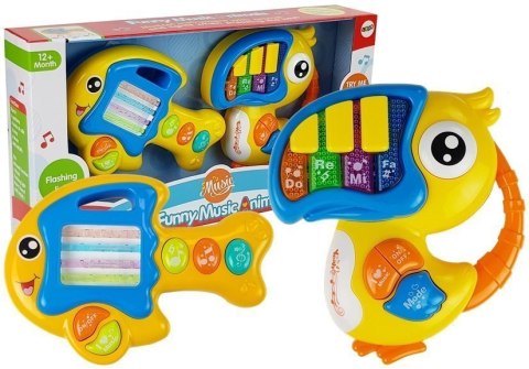 Pianinko i Gitara na Baterie Papuga Rybka Pianinko i Gitara na Baterie Papuga Rybka