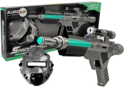 Pistolet Laserowy Zestaw Kosmiczny Space z Maską Pistolet Laserowy Zestaw Kosmiczny Space z Maską