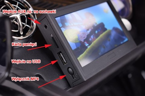MEGA AUTO BUGGI 4X4 , PANEL MP4, MIĘKKIE KOŁA EVA, MIĘKKIE SIEDZENIE FULL OPCJA 2X 12V/XMX603