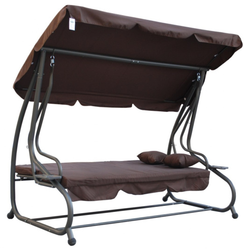 HUŚTAWKA OGRODOWA 2w1 Leżanka 3-4 osobowa 214cm x 168 cm x 114 cm 4 KOLORY !!! HIT