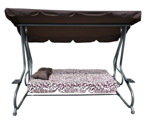 HUŚTAWKA OGRODOWA 2w1 Leżanka 3-4 osobowa 214cm x 168 cm x 114 cm 4 KOLORY !!! HIT
