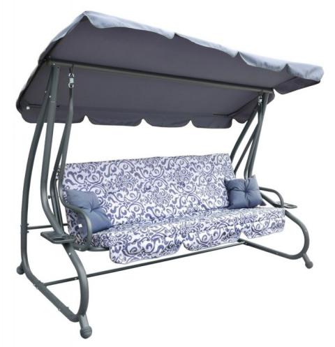 HUŚTAWKA OGRODOWA 2w1 Leżanka 3-4 osobowa 214cm x 168 cm x 114 cm 4 KOLORY !!! HIT