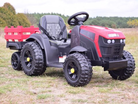 WIELKI TRAKTOR NA AKUMULATOR Z PRZYCZEPĄ, MIĘKKIE KOŁA, MIĘKKIE SIEDZENIE/BDM0925 WIELKI TRAKTOR NA AKUMULATOR Z PRZYCZEPĄ, MIĘKKIE KOŁA, MIĘKKIE SIEDZENIE/BDM0925