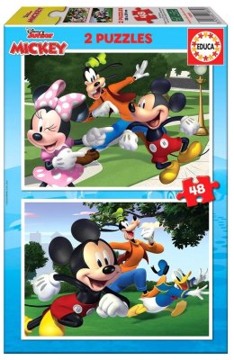 Puzzle 2x48 Myszka Miki i przyjaciele G3