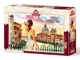 Puzzle 1500 Widok na Wenecję