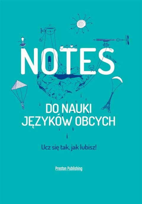 Notes do nauki języków obcych zielony