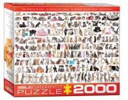 Puzzle 2000 Świat kotów