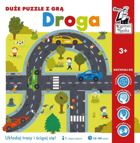 Kapitan Nauka. Droga. Duże puzzle z grą