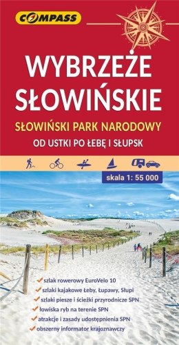 Mapa - Wybrzeże Słowińskie.. 1:55 000
