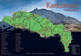 Mapa Zdrapka - Karkonosze polskie