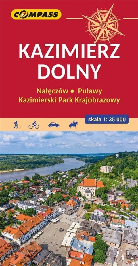 Mapa turystyczna - Kazimierz Dolny 1:35:000