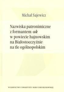 Nazwiska patronimiczne z formantem...